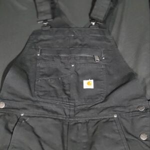 For Mutual Aid Black Carhartt Overalls
